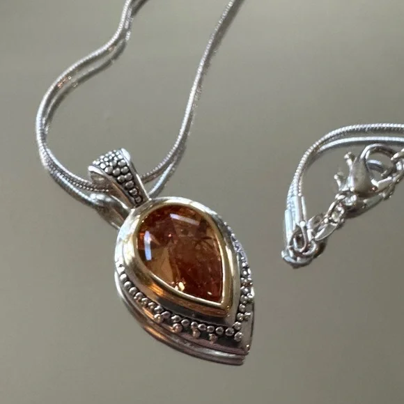 925 Stamped Silver necklace - Picture 3 of 5